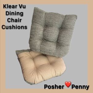 🆕 Klear Vu Dining Chair Cushions (2)